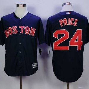 Red Sox #24 David Price Navy Blue New Cool Base Stitched Jersey