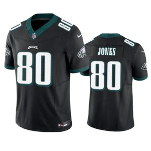 Philadelphia Eagles #80 Julio Jones Black 2023 F.U.S.E. Vapor Untouchable Limited Stitched Jersey