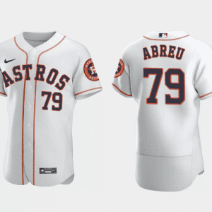 Houston Astros #79 Jos¨¦ Abreu White Flex Base Stitched Jersey