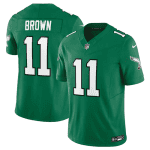 Philadelphia Eagles #11 A. J. Brown Green 2023 F.U.S.E. Vapor Untouchable Stitched Jersey