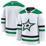 Dallas Stars Blank White 2024-25 Away Stitched Jersey