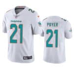 Miami Dolphins #21 Jordan Poyer White Vapor Limited Stitched Jersey