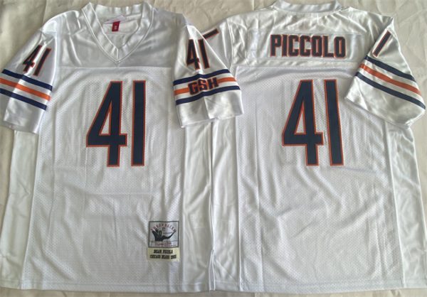 Chicago Bears #41 Brian Piccolo White Limited Stitched Football Jersey