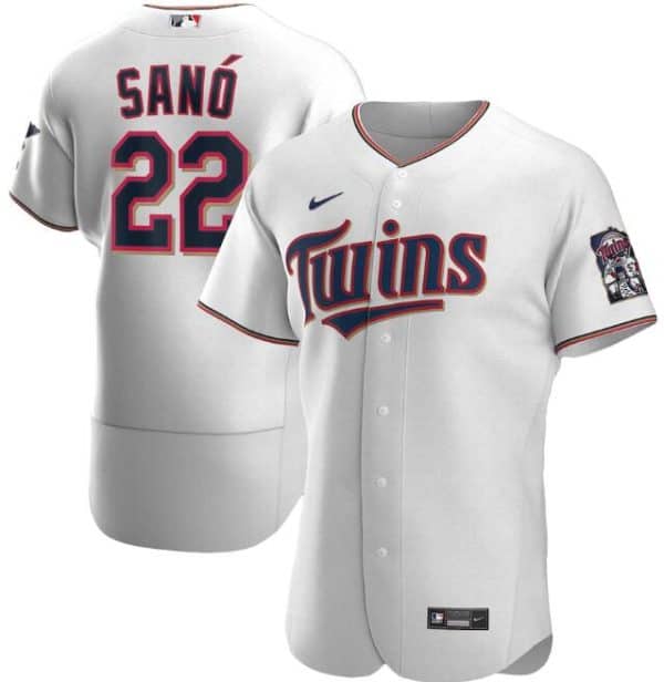 Minnesota Twins White #22 Miguel San¨® Flex Base Stitched Jersey