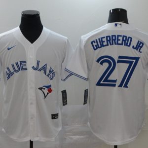 Toronto Blue Jays White #27 Vladimir Guerrero Jr. Majestic Cool Base Stitched Jersey