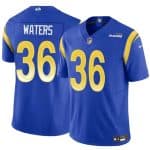 Los Angeles Rams #36 Jordan Waters Blue 2024 F.U.S.E. Vapor Untouchable Football Stitched Jersey