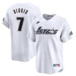 Houston Astros #7 Craig Biggio Cream Cooperstown Collection Limited Stitched Jersey