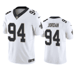 New Orleans Saints #94 Cameron Jordan White 2023 F.U.S.E. Vapor Untouchable Limited Stitched Jersey