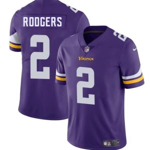 Minnesota Vikings #2 Isaiah Rodgers Purple 2025 Vapor Limited Stitched Jersey