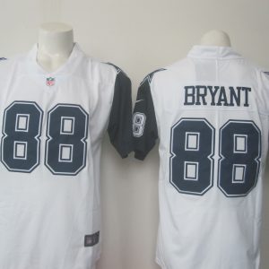 Cowboys #88 Dez Bryant White Limited Rush Stitched Nike Jersey