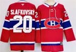 Montreal Canadiens #20 Juraj Slafkovsky Red 2024-25 Stitched Jersey
