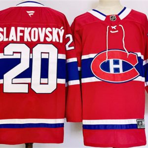 Montreal Canadiens #20 Juraj Slafkovsky Red 2024-25 Stitched Jersey