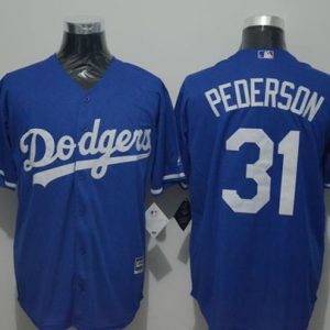 Dodgers #31 Joc Pederson Blue New Cool Base Stitched Jersey