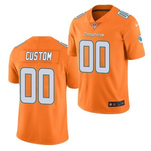 Dolphins Active Players Orange Vapor Untouchable Limited Stitched Jersey