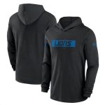 Detroit Lions Black Sideline Hoodie