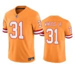 Tampa Bay Buccaneers #31 Antoine Winfield Jr. Orange 2023 F.U.S.E. Throwback Limited Stitched Jersey