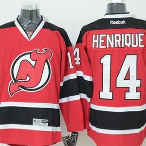 Devils #14 Adam Henrique Red Stitched Jersey