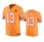 Tampa Bay Buccaneers #13 Mike Evans Orange 2023 F.U.S.E. Throwback With John Madden Patch Vapor Limited Stitched Jersey