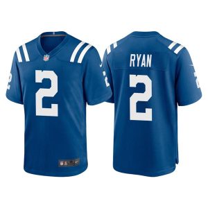 Indianapolis Colts #2 Matt Ryan Blue Stitched Jersey