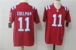 New England Patriots #11 Julian Edelman Red Alternate Stitched Vapor Untouchable Limited Nike Jersey