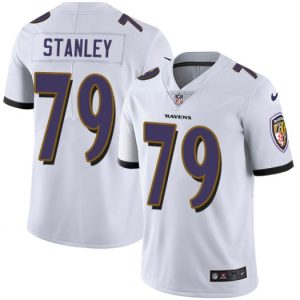 Baltimore Ravens #79 Ronnie Stanley White Vapor Untouchable Limited Stitched Jersey