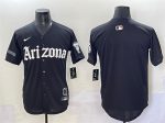 Arizona Diamondbacks Blank Black 'Gothic Desert Fang Edition' Vapor Premier Limited Stitched Jersey
