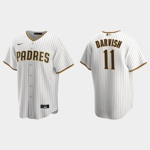 San Diego Padres #11 Yu Darvish White Stitched Jersey