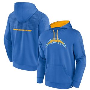 Los Angeles Chargers Blue Defender Evo Pullover Hoodie