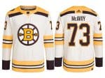 Boston Bruins #73 Charlie McAvoy White Stitched Jersey