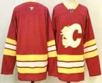 Calgary Flames Blank Red Authentic Jersey