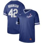 Los Angeles Dodgers #42 Jackie Robinson Blue Cooperstown Collection Legend Stitched Jersey