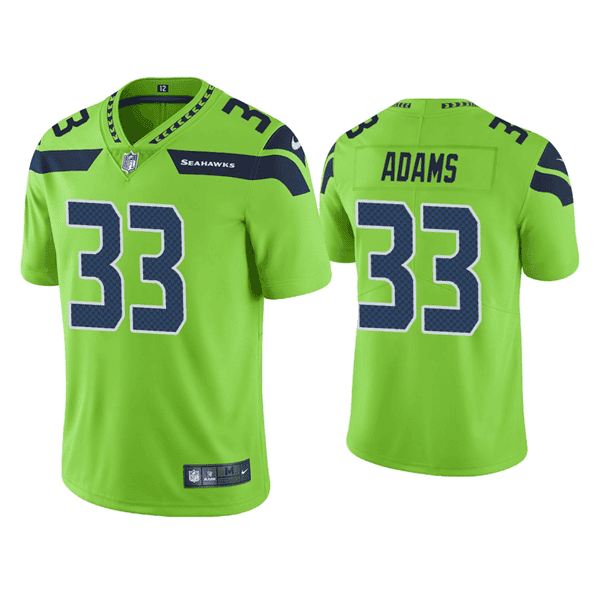Seattle Seahawks #33 Jamal Adams Green Color Rush Limited Stitched Jersey