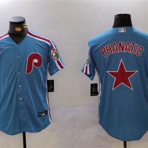 Philadelphia Phillies Phanatic Blue Cool Base Stitched Jersey