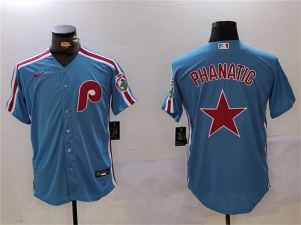 Philadelphia Phillies Phanatic Blue Cool Base Stitched Jersey