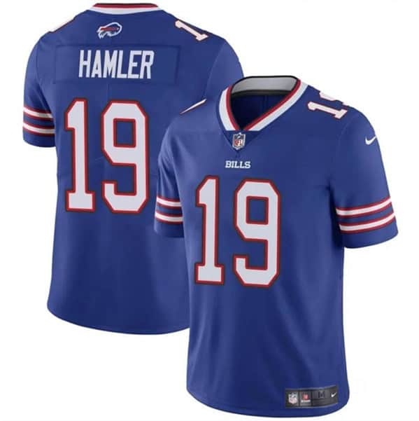 Buffalo Bills #19 KJ Hamler Blue 2024 Vapor Untouchable Limited Stitched Jersey