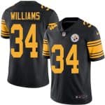Steelers #34 DeAngelo Williams Black Stitched Limited Rush Nike Jersey