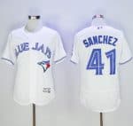 Blue Jays #41 Aaron Sanchez White Flexbase Authentic Collection Stitched Jersey