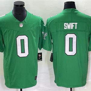 Philadelphia Eagles #0 D¡¯andre Swift Green 2023 F.U.S.E. Vapor Untouchable Stitched Jersey