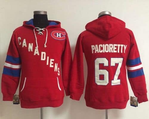 Montreal Canadiens #67 Max Pacioretty Red Old Time Heidi NHL Hoodie