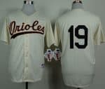 Orioles #19 Chris Davis Cream 1954 Turn Back The Clock Stitched Jersey