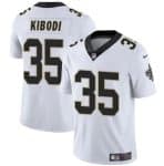 New Orleans Saints #35 Jacob Kibodi White Vapor Limited Stitched Jersey