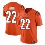 Cincinnati Bengals #22 Geno Stone Orange Vapor Untouchable Limited Stitched Jersey