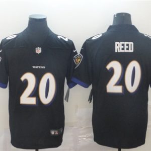 Baltimore Ravens #20 Ed Reed Black Vapor Untouchable Jersey