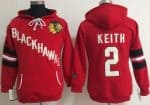 Chicago Blackhawks #2 Duncan Keith Red Old Time Heidi NHL Hoodie