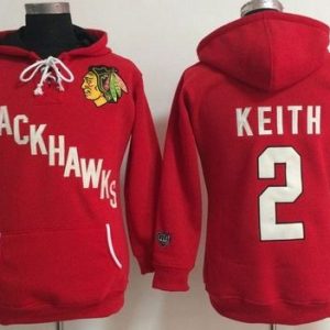 Chicago Blackhawks #2 Duncan Keith Red Old Time Heidi NHL Hoodie