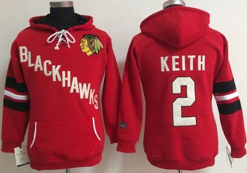 Chicago Blackhawks #2 Duncan Keith Red Old Time Heidi NHL Hoodie