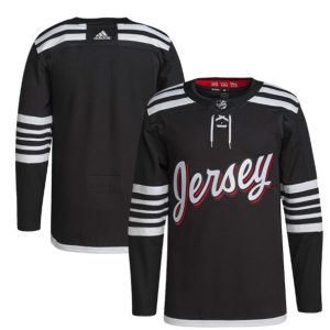 New Jersey Devils Blank 2021 22 Black Stitched Jersey