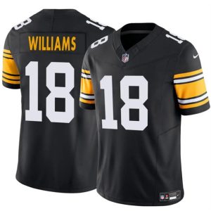 Pittsburgh Steelers #18 Mike Williams Black 2024 F.U.S.E. Alternate Vapor Untouchable Limited Stitched Jersey