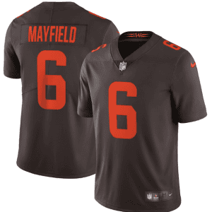 Cleveland Browns #6 Baker Mayfield New Brown Alternate Vapor Untouchable Limited Stitched Jersey