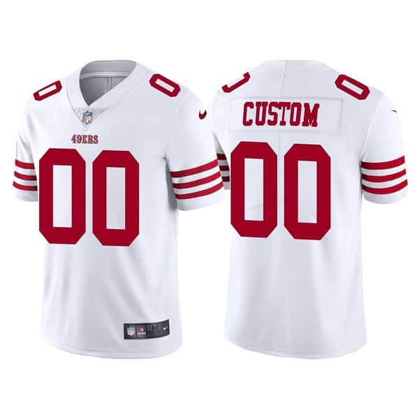 San Francisco 49ers ACTIVE PLAYER Custom New White Vapor Untouchable Limited Stitched Jersey